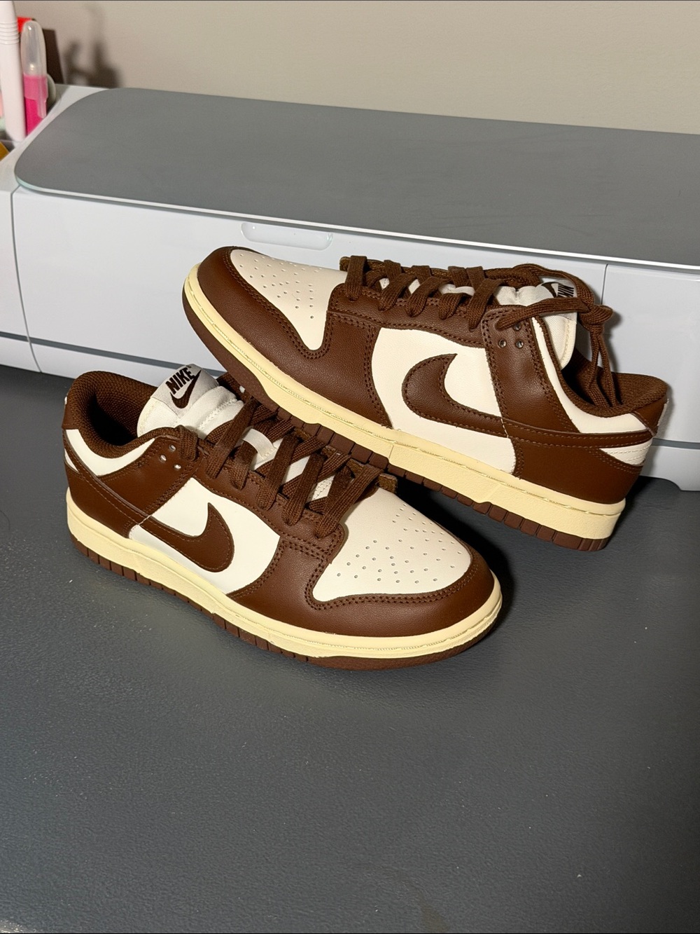 Nike Women’s Low-Top Sneakers — Brown & Cream NWOT NIB